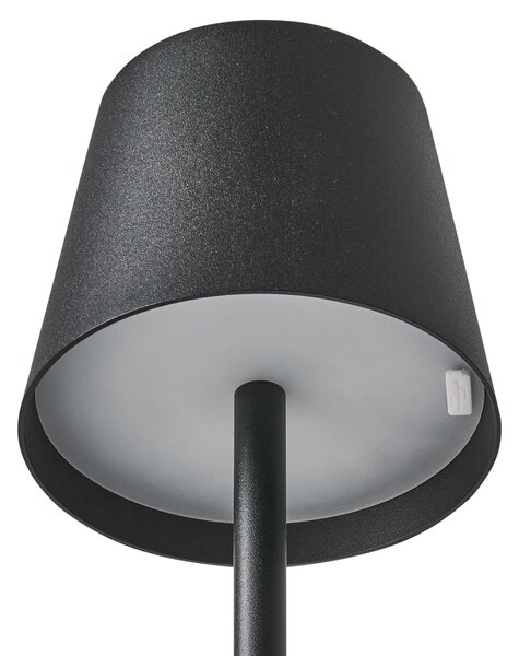 LED bezdrátová stolní lampa VALIRA se stmívačem Kov Černá