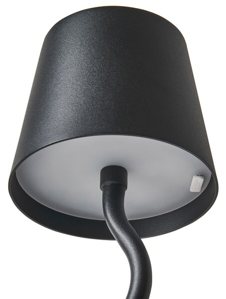 LED bezdrátová stolní lampa VOUGA se stmívačem Kov Černá