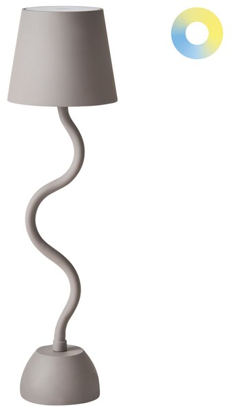 LED bezdrátová stolní lampa VOUGA se stmívačem Kov Béžová