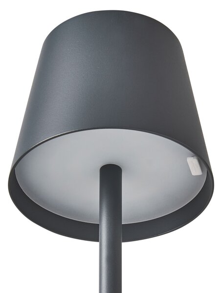 LED bezdrátová stolní lampa VALIRA se stmívačem Kov Tmavě šedá