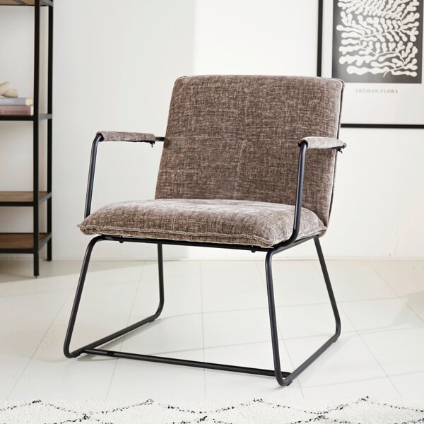 KŘESLO, textil, šedá MID.YOU - Online Only jídelní židle & lavice, Online Only