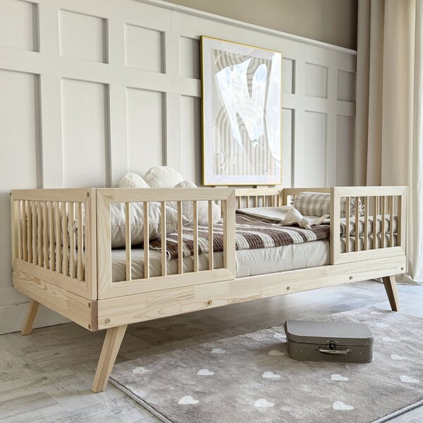 Dětská postel Jitka Duo Velikost spací plochy: 160x80, Barva: přírodní dřevo
