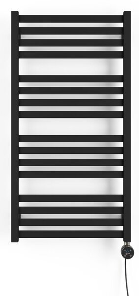 Oltens Vanlig elektrický radiátor 96x50 cm černá mat 55107300
