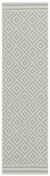 Tribeca Design Kusový koberec Granton Diamond Grey běhoun Rozměry: 66x240 cm