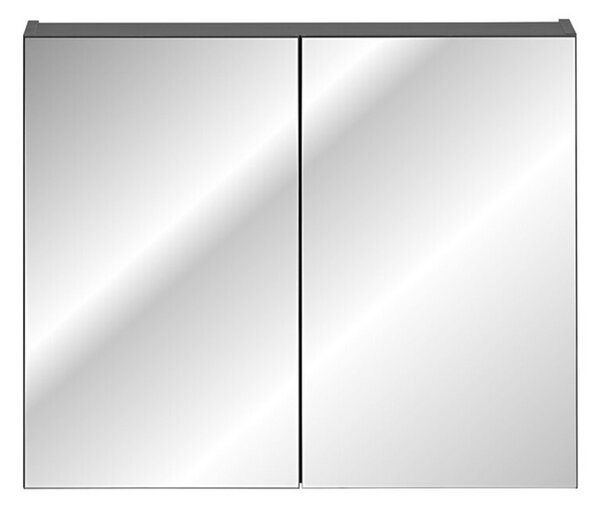 Koupelnová skříňka se zrcadlem SANTA FE BLACK 80cm