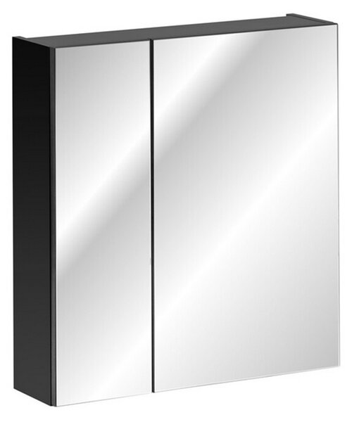 Koupelnová skříňka se zrcadlem SANTA FE BLACK 60cm