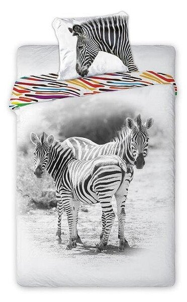 Faro Bavlněné povlečení Wild Zebra 140x200 cm