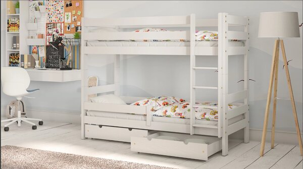 Patrová postel Olda Barva: ořech, Velikost matrace: 160x90 cm, Zábrana na spodní postel: ne