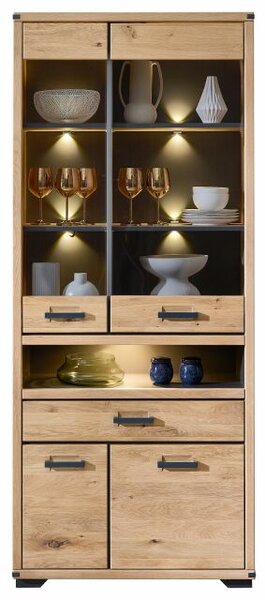 Nábytek do obývacího pokoje a jídelny GAMMA dining room_ divoký dub