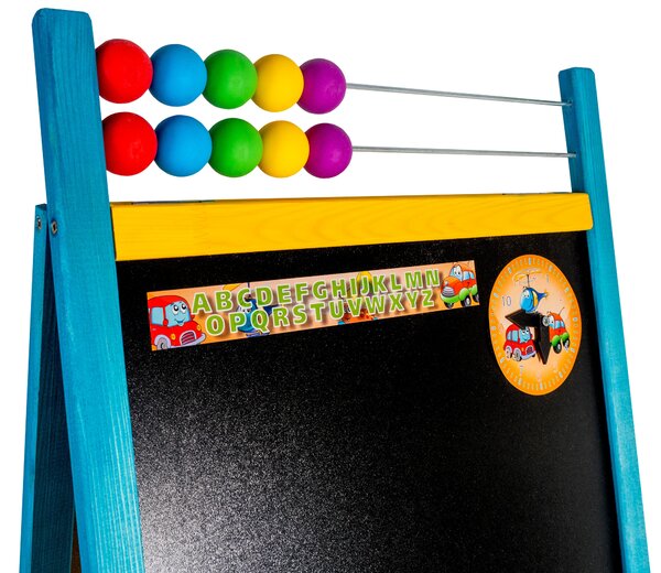 Aga4Kids Dětská oboustranná tabule MMCBL Modrá