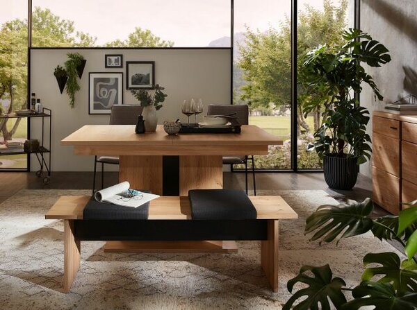 Nábytek do obývacího pokoje a jídelny ATLANTA dining room_ stařený jasan