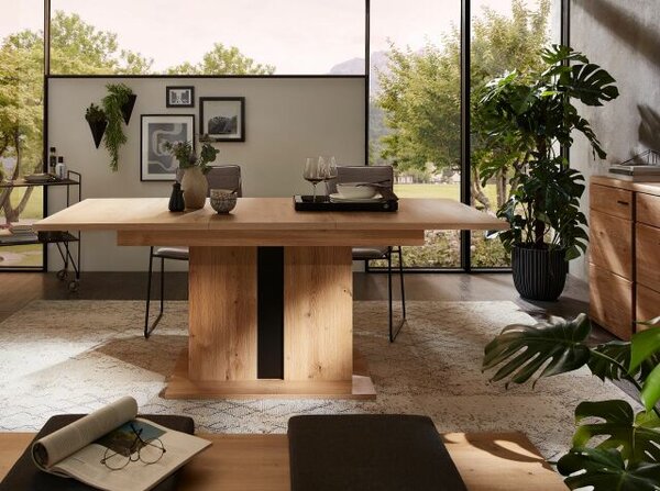Nábytek do obývacího pokoje a jídelny ATLANTA dining room_ stařený jasan