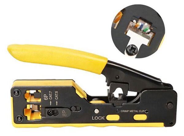Kleště krimpovací RJ45 HT-7088 E6059 CAT7 EUROKOMP