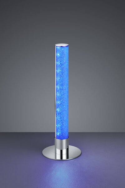 Trio Leuchten R52571100 LEIA - Stolní RGB lampička s ovladačem 40cm, 5W (Stolní lampa s ovladačem, barevné svícení)