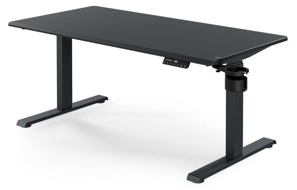 Elektrický stůl s regulací výšky ergonomický antracitový,1400x700 mm: ARIA