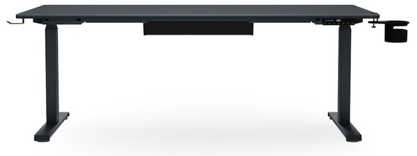 Elektrický stůl s regulací výšky ergonomický antracitový,1600x800 mm: ARIA