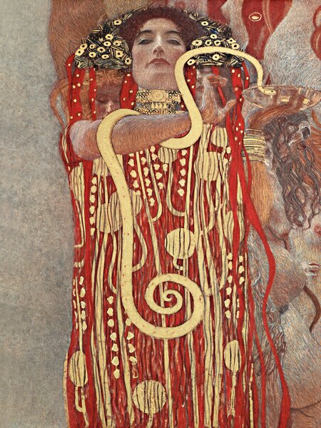 Obrazová reprodukce Hygieia (Vintage Portrait) - Gustav Klimt, (30 x 40 cm)