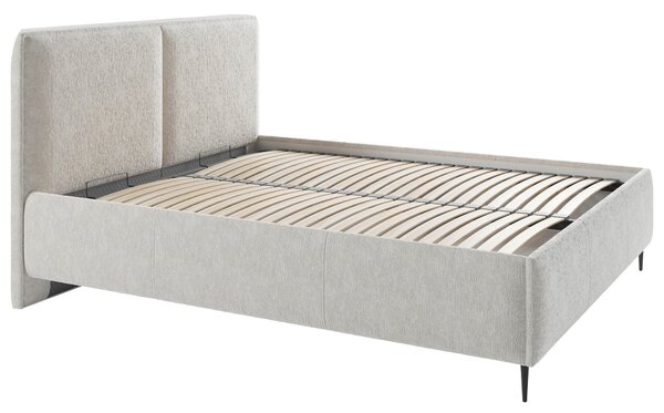 ČALOUNĚNÁ POSTEL, 180/200 cm, béžová MID.YOU - Postele s úložným prostorem, Online Only