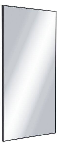 Excellent Zrcadlo Kuadro obdélníkové černé 50 x 100 cm
