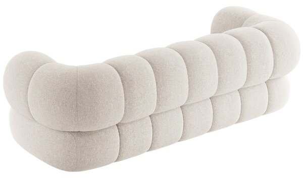 -25 % Dny MOMENTI– Cosmopolitan Design Světle béžová trojmístná pohovka Koge 210 cm
