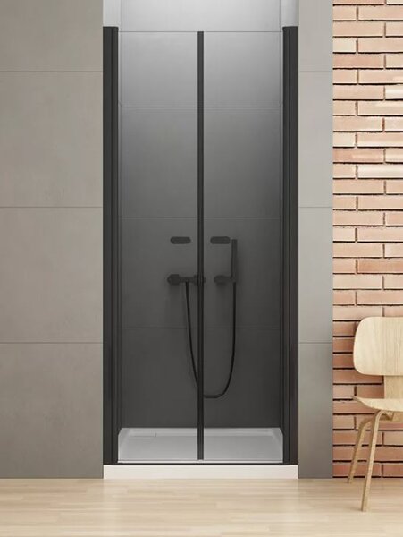 New trendy Dveře sprchové New Soleo Black 70 cm dvoukřídlé