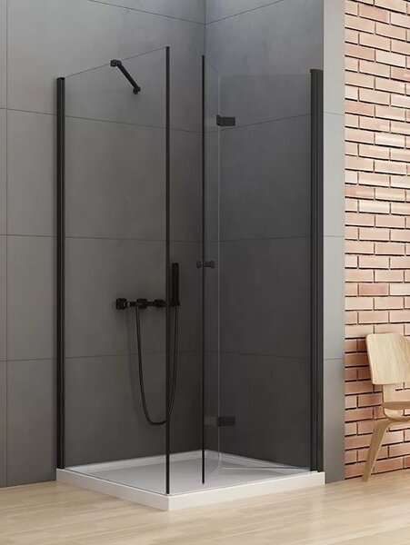 New trendy Sprchový kout New Soleo Black 70x70 cm pravý, zalamovací