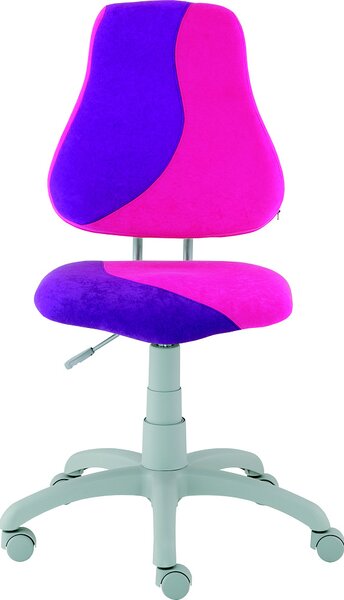 Dětská židle FUXO Alba S-LINE fialová-růžová