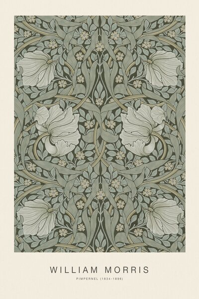 Obrazová reprodukce Pimpernel (Special Edition Classic Vintage Pattern) - William Morris, (26.7 x 40 cm)