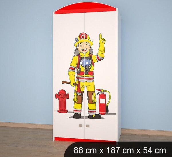 Skříň hasič SZ07 Barva: bílá
