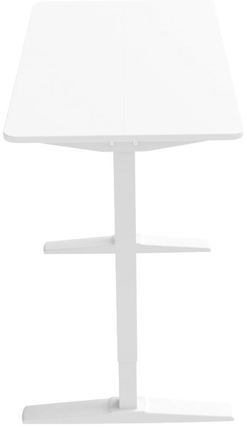 PSACÍ STŮL, bílá, 120/60/75-120 cm Carryhome - Kancelářské stoly