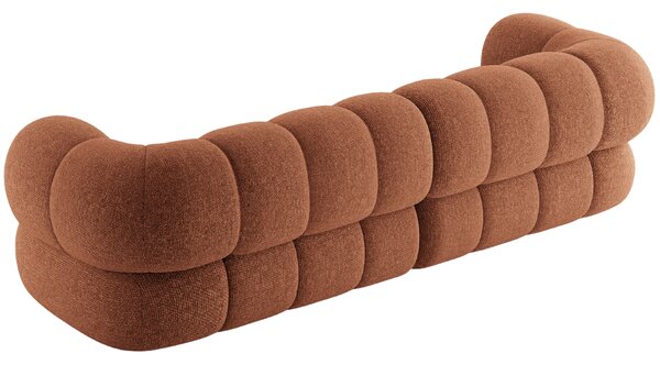 -25 % Dny MOMENTI– Cosmopolitan Design Terakotově oranžová čtyřmístná pohovka Koge 240 cm