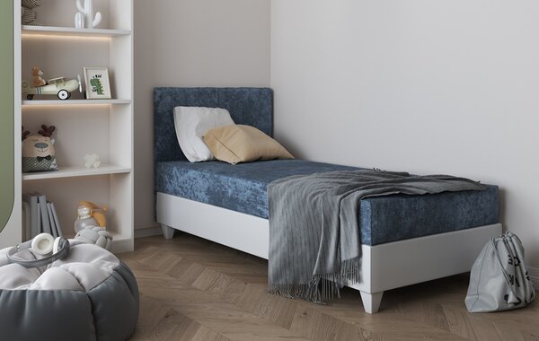 Čalouněná postel Dior Matrace: pěnová, Barva potahu: Amber 502, Čelo postele: po levé straně