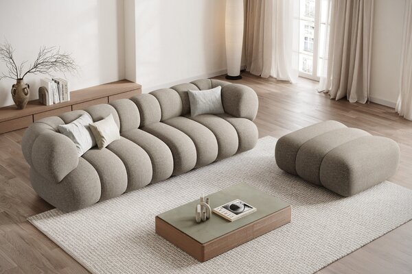 -25 % Dny MOMENTI– Cosmopolitan Design Béžová čtyřmístná pohovka Koge 240 cm