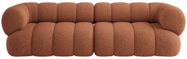 -25 % Dny MOMENTI– Cosmopolitan Design Terakotově oranžová čtyřmístná pohovka Koge 240 cm