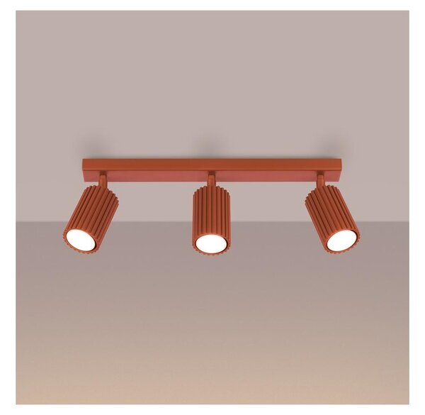 Brilagi - LED Bodové svítidlo CRESTO 3xGU10/10W/230V červená