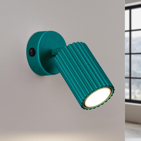 Brilagi - LED Nástěnné bodové svítidlo CRESTO 1xGU10/10W/230V tyrkysová