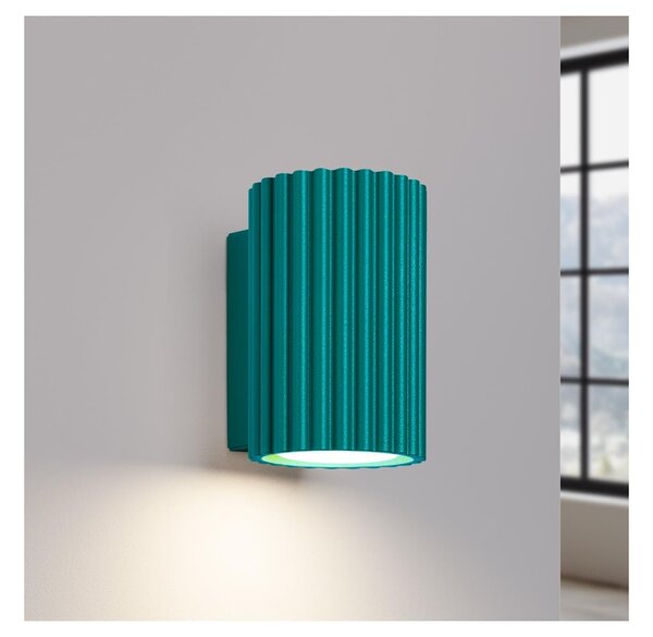 Brilagi - LED Nástěnné svítidlo CRESTO 1xGU10/10W/230V 10 cm tyrkysová