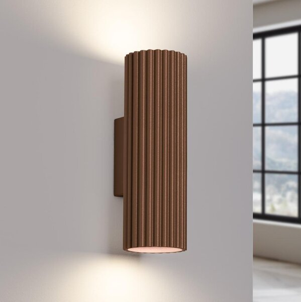 Brilagi - LED Nástěnné svítidlo CRESTO 2xGU10/10W/230V 20 cm hnědá