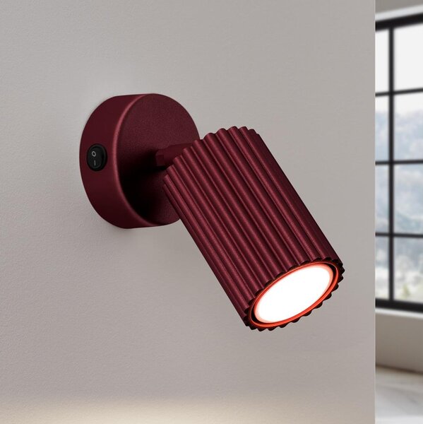 Brilagi - LED Nástěnné bodové svítidlo CRESTO 1xGU10/10W/230V burgundy