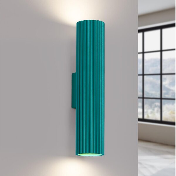 Brilagi - LED Nástěnné svítidlo CRESTO 2xGU10/10W/230V 30 cm tyrkysová
