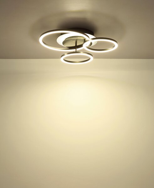 STROPNÍ LED SVÍTIDLO, 46/42/11,5 cm Globo - Online Only svítidla, Online Only