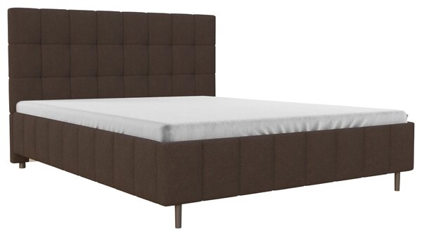 ČALOUNĚNÁ POSTEL, 180/200 cm, hnědá MID.YOU - Postele s úložným prostorem, Online Only