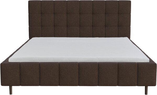 ČALOUNĚNÁ POSTEL, 180/200 cm, hnědá MID.YOU - Postele s úložným prostorem, Online Only