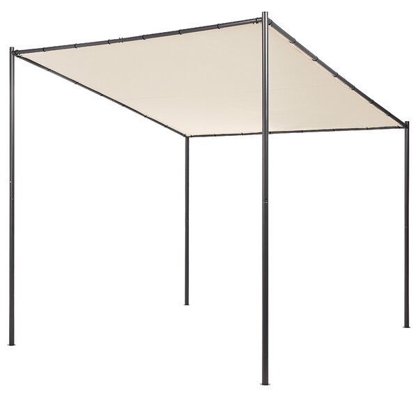 Zahradní pavilon VIMINO Kov 282 cm 294 cm Béžová
