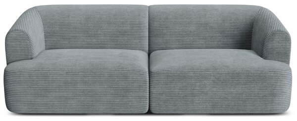 -25 % Dny MOMENTI– Cosmopolitan Design Šedá manšestrová trojmístná pohovka Campi 220 cm