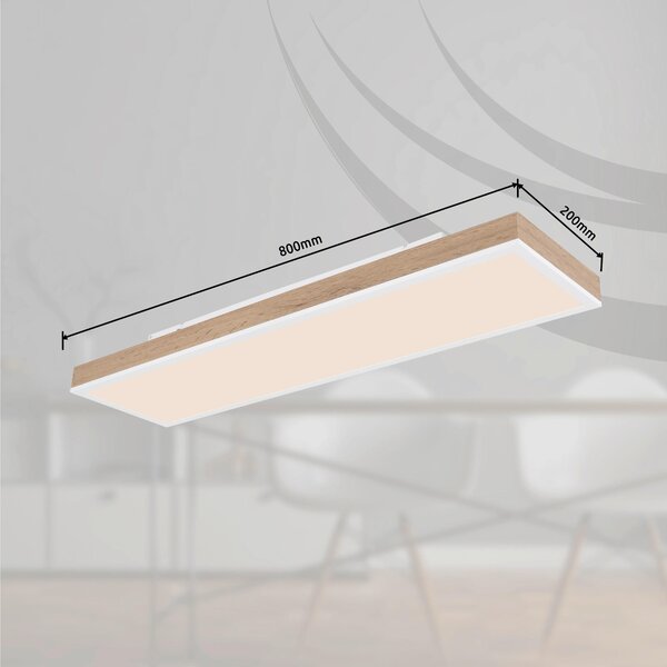 STROPNÍ LED SVÍTIDLO, 80/20/7.8 cm Globo - Online Only svítidla, Online Only