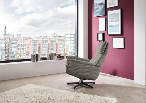RELAXAČNÍ KŘESLO, textil, světle zelená Beldomo Style - Relaxační křesla