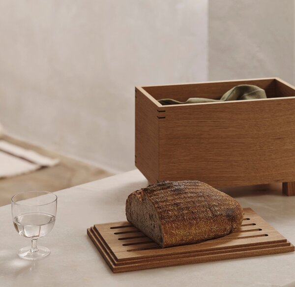 FERM LIVING Chlebník Bon, Oiled Oak