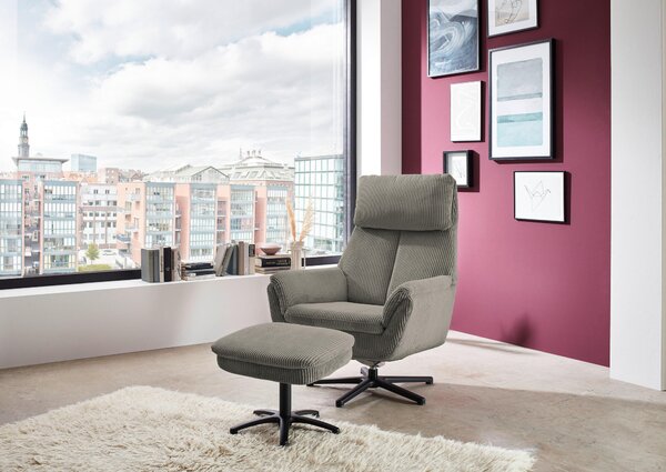 RELAXAČNÍ KŘESLO, textil, světle zelená Beldomo Style - Relaxační křesla