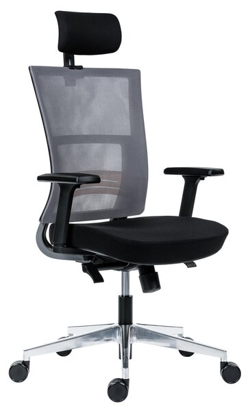 Kancelářská židle NEXT PDH ALU černá Antares